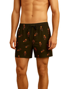 Polo Ralph Lauren Bear in Smoking Jacket Mens Pajama Lounge Pyjama Shorts Bottoms 2