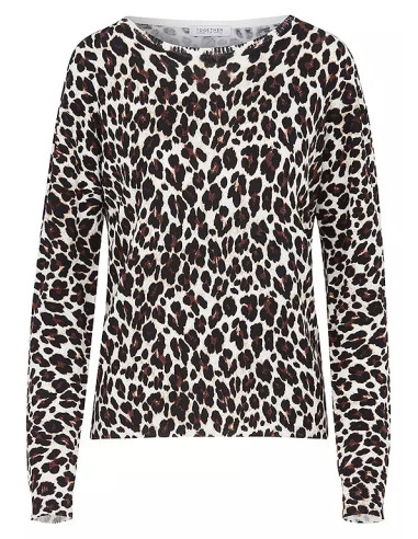 Together Animal Print Jumper