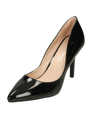 Anne Michelle Ladies Pointed Toe Court Shoes
