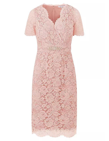 Kaleidoscope Blush Lace Dress