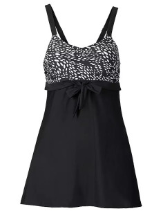 bonprix Black Shaper Plus Size Swimdress