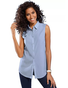 Creation L Sleeveless Shirt Collar Blouse 2