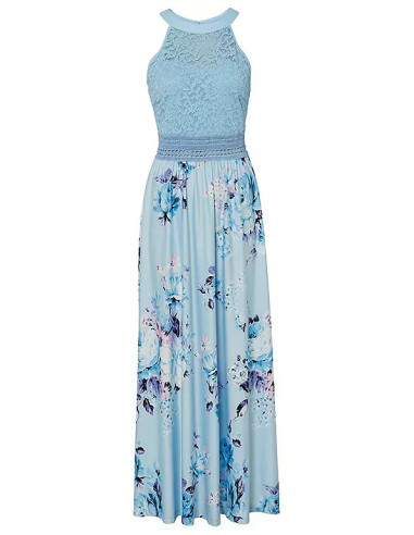 BodyFlirt Posy Print Maxi Dress