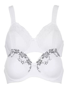 bonprix Pack of 2 Underwired Bras - Size 44B
