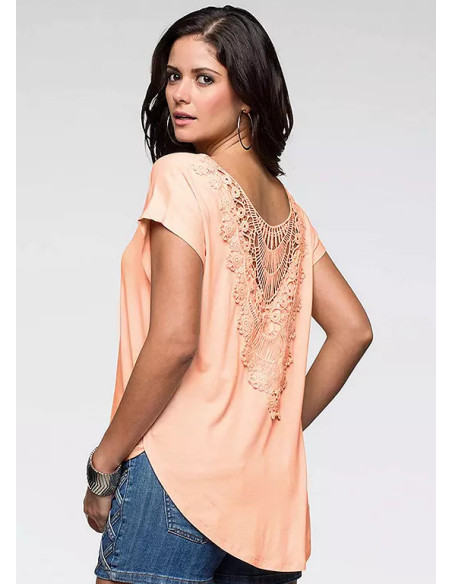 bonprix Crochet Back T-Shirt