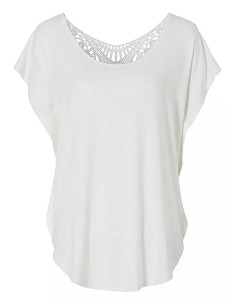 bonprix Crochet Back Plus Size T-Shirt