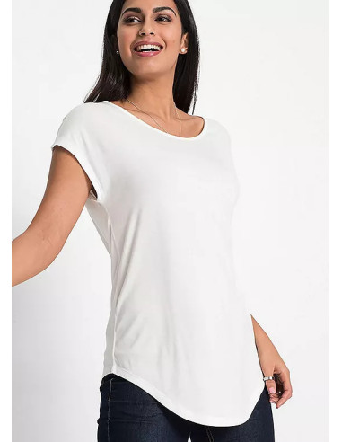 bonprix Crochet Back Plus Size T-Shirt