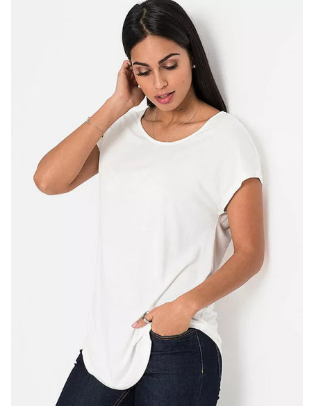 bonprix Crochet Back Plus Size T-Shirt