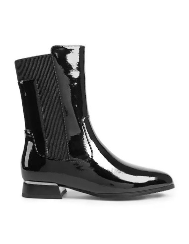 Lunar Exclusive Black Patent Mid Boots