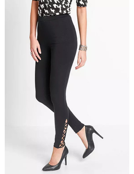 bonprix Lace-Up Hem Leggings