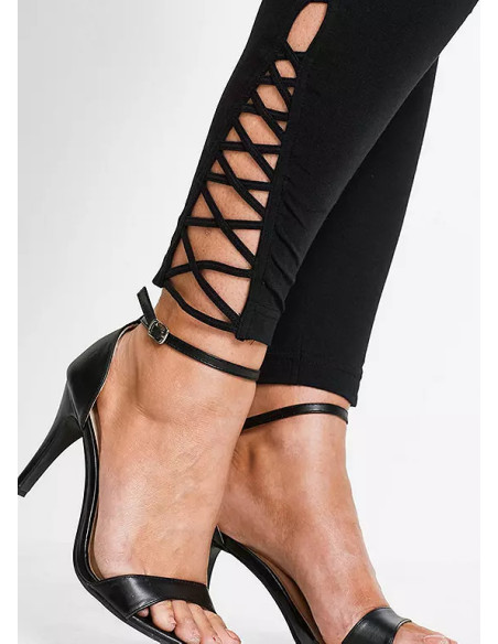 bonprix Lace-Up Hem Leggings