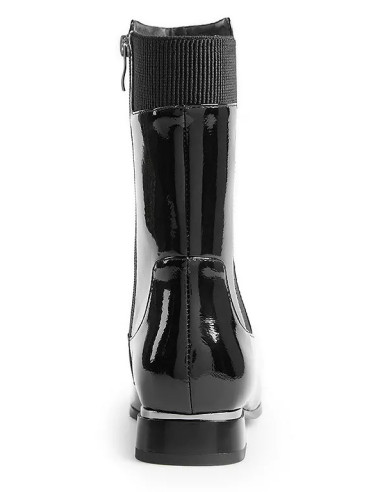 Lunar Exclusive Black Patent Mid Boots