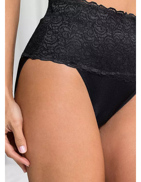 bonprix Pack of 2 Lace Shaping Plus Size Briefs