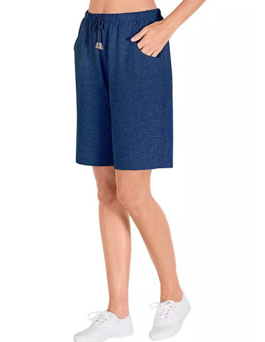 Creation L Stretch Cotton Leisure Plus Size Shorts