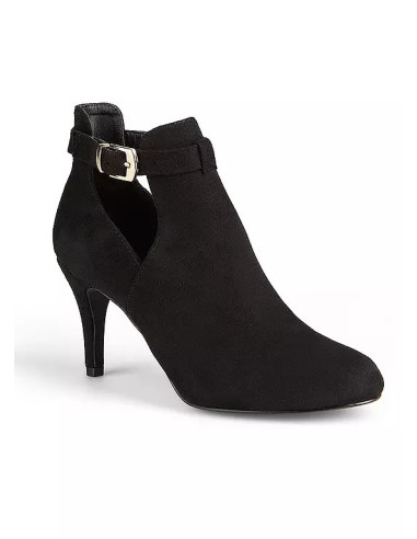 Freemans Black Cut-Out Shoe Boots