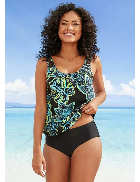 bonprix Tropical Print Tankini