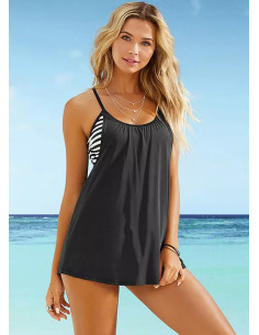 Rainbow Racer Back Tankini 2