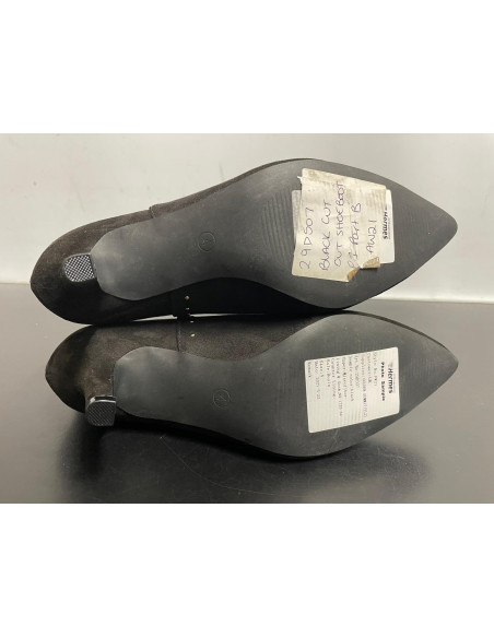 Kaleidoscope Black Cut Out Shoe Boots