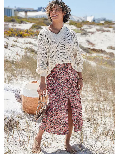 Freestyle Callie Floral Midi Skirt