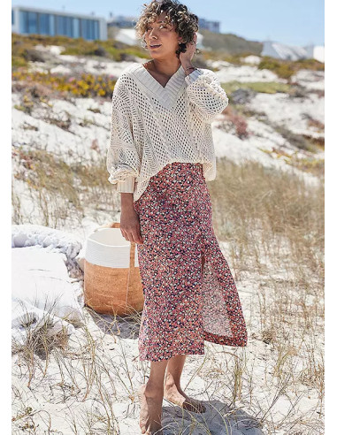 Freestyle Callie Floral Midi Skirt