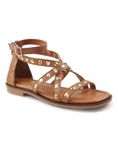 Kaleidoscope Studded Gladiator Sandals